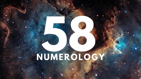 numerology 58|what does 58 mean in math.